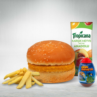 Jr. Kids Chicken Burger Menü 1 görseli