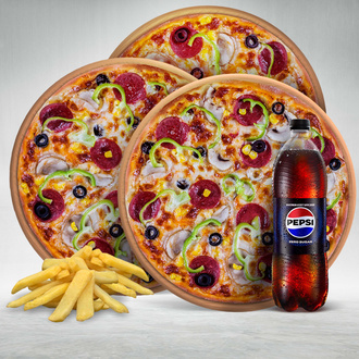 3 Orta Special Pizza Menü görseli