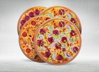 4'Lü Klasik Pizza (Orta Boy) görseli