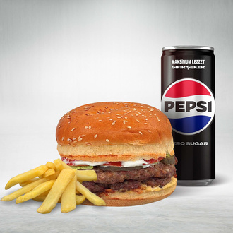 Jr. Double Burger Menü görseli