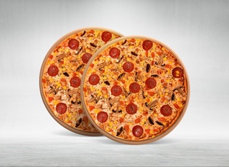 2'Li Orta Boy Süper Pizza görseli