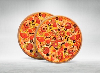 2 Adet Orta Bol Karışık Pizza görseli