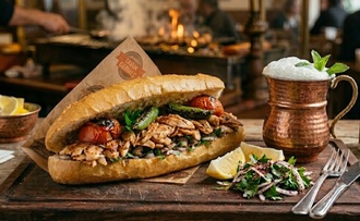 Yarım Ekmek Arası Germeç Menü Ayran (17,5 Cl.) görseli