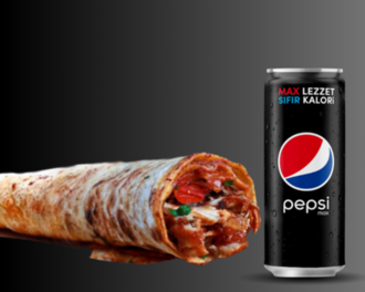 Duble Katık Dürüm + Pepsi Max 33Ml görseli
