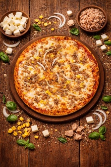 Oslo ( Ton Balıklı ) Pizza ( Büyük Boy ) görseli