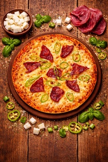 Bogota ( Füme Etli ) Pizza ( Orta Boy ) görseli