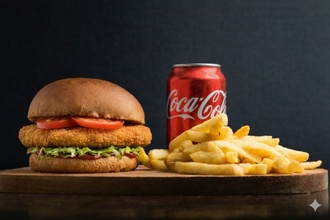 Chicken Burger Menü görseli