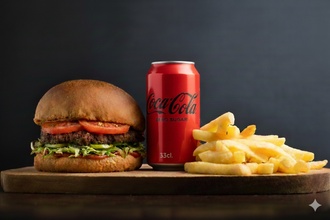 Klasik Burger Menü görseli