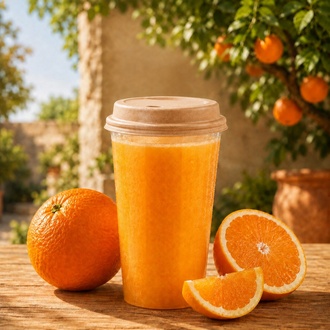 Taze Sıkma & Ev Yapımı Portakal Suyu (330 Ml) görseli