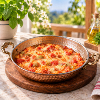Kaşarlı Menemen görseli