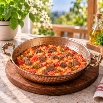 Kavurmalı Menemen görseli