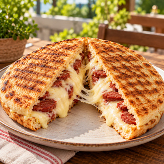Karışık (Sucuklu Kaşarlı) Tost görseli