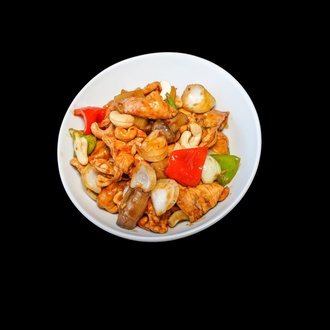 Thai Usulu Kaju Fıstıklı Tavuk görseli