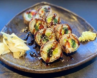 Vegan Tempura Roll (8 Pcs.) görseli