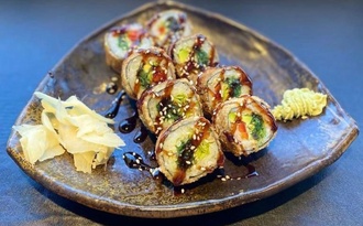 Vegan Tempura Roll (8 Pcs.) görseli