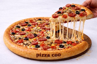 Çok Karışık Pizza (Orta Boy) görseli
