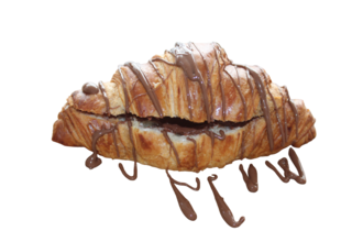 Tereyağlı Nutellalı Kruvasan (70 Gr.) görseli