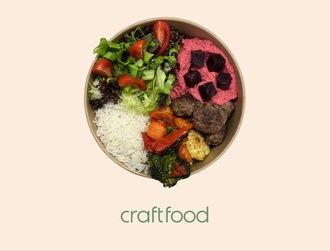 Köfteli Pancarlı Humus Bowl görseli