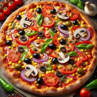 Sebzeli Pizza (Orta Boy) görseli