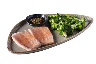 Buharda Somon / Steamed Salmon görseli