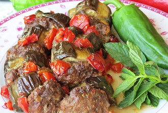Fırında Patlıcan Kebabı görseli