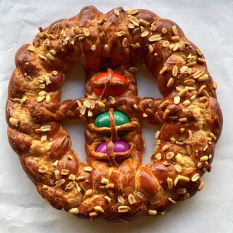 Yumurtalı Paskalya Çöreği (1 Kg) görseli