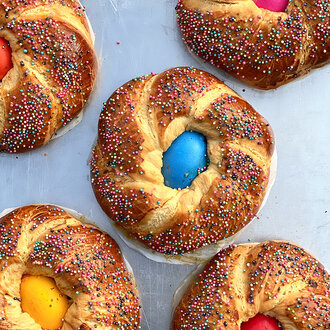 Yumurtalı Paskalya Çöreği (250 G) görseli