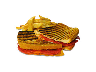Salamlı Kaşarlı Tost görseli