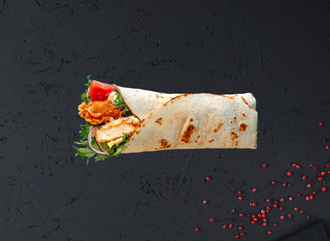Cheddar Soslu Çıtır Tavuk Dürüm görseli