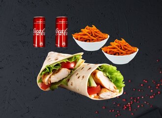 2'Li Çıtır Tavuk Dürüm Menü görseli