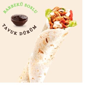 Barbekü Soslu Tavuk Döner Dürüm (100 Gr.) görseli