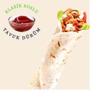 Klasik Tavuk Döner Dürüm (100 Gr.) görseli