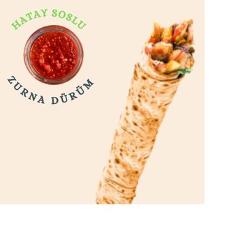 Zurna Hatay Sos Tavuk Döner Dürüm görseli