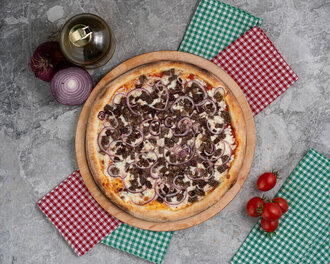 Kavurmalı Pizza (30 Cm.) görseli