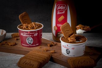 Lotus Bisküvili İrmik Helvası Dondurmalı (100 Cc) görseli