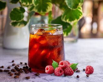 Buzlu Frambuaz Aromalı Filtre Kahve görseli