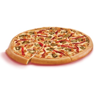 Acılı Tavuklu Pizza (Orta) görseli