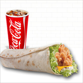 Ranch Chicken Wrap & İçecek Menü görseli