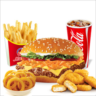 Muhteşem Teklif (Steakhouse Burger Menü + Çıtır Lezzet ) görseli
