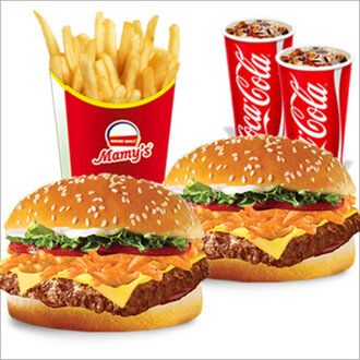 2'Li Steakhouse Burger Menü görseli