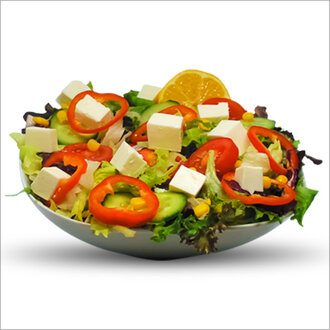 Beyaz Peynirli Akdeniz Salatası (Full) görseli