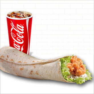 Chicken Wrap & İçecek Menü görseli