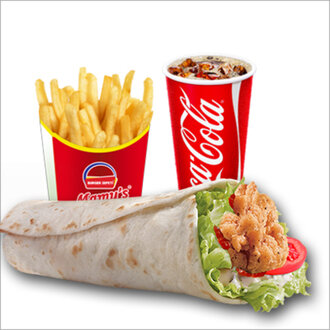 Hot Chicken Wrap Menü görseli