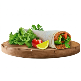 Tek Başıma Mega Çiğ Köfte Dürüm görseli