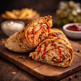 Jumbo Sriracha Acılı Rooster Dürüm görseli