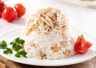 Tavuklu Nohutlu Pilav (350 Gr.) görseli