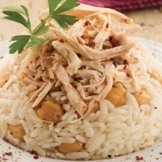 Süt Mısırlı Tavuklu Nohutlu Pilav (350 Gr.) görseli