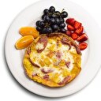 Patatesli & Kaşar Peynirli Sosisli Omlet (Açık) görseli