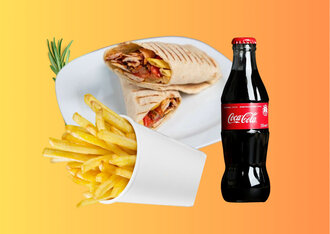 Kaşarlı Tavuk Döner Dürüm Menü görseli