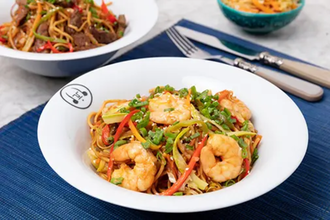 Karidesli Noodle görseli